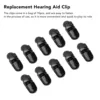 Hearing Aid Anti Lost Rope Clip 10Pcs Hearing Aid Lanyard Clip Multipurpose Transparent Hearing Aid Clip for Quick Building 2