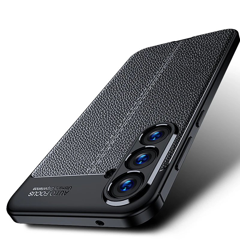 Per Cover Samsung S23 Fe Custodia Samsung Galaxy S23 S 23 Fe Capas Paraurti Antiurto In Morbida Pelle Tpu Fundas Samsung S23 Fe Cover