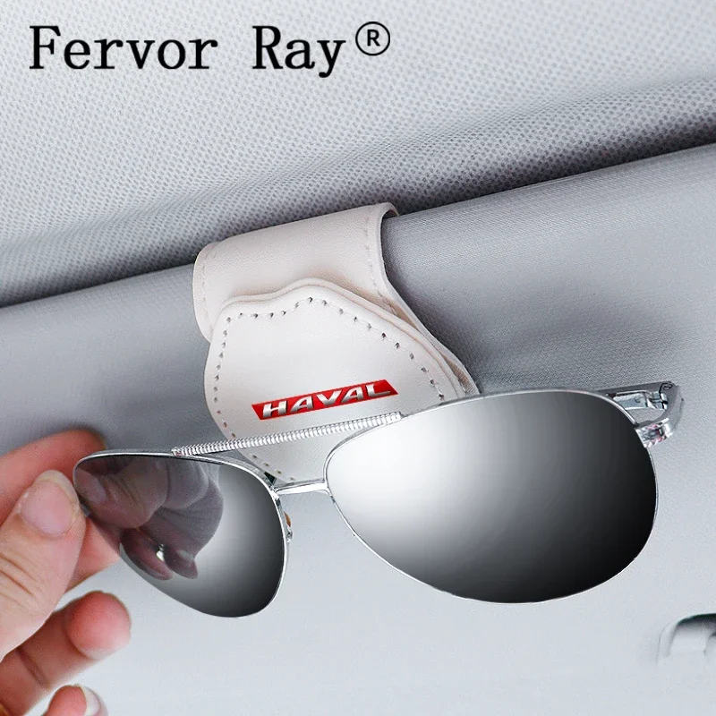 

Car Leather Glasses Case Clips For Haval Jolion F7 H6 F7X H2 H3 H5 H7 H8 H9 M4 Sunglasses Frame Shade Sun Visor Mounting