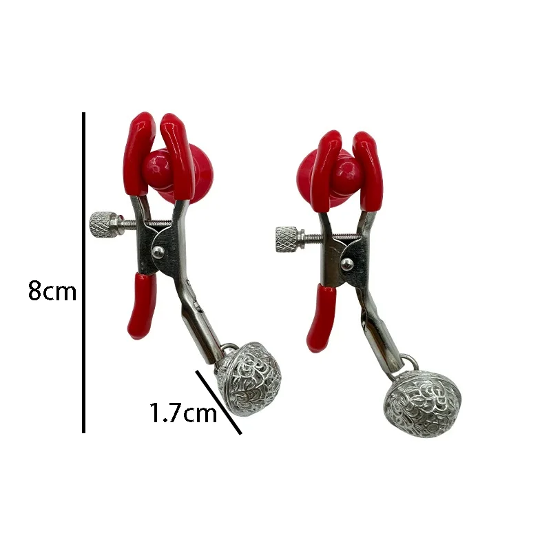 Metal Hollowing Nipple Clamps Slave Bdsm Bondage Clitoris Clip Massage Breast Stimulator Sex Products For Couples Lover Games
