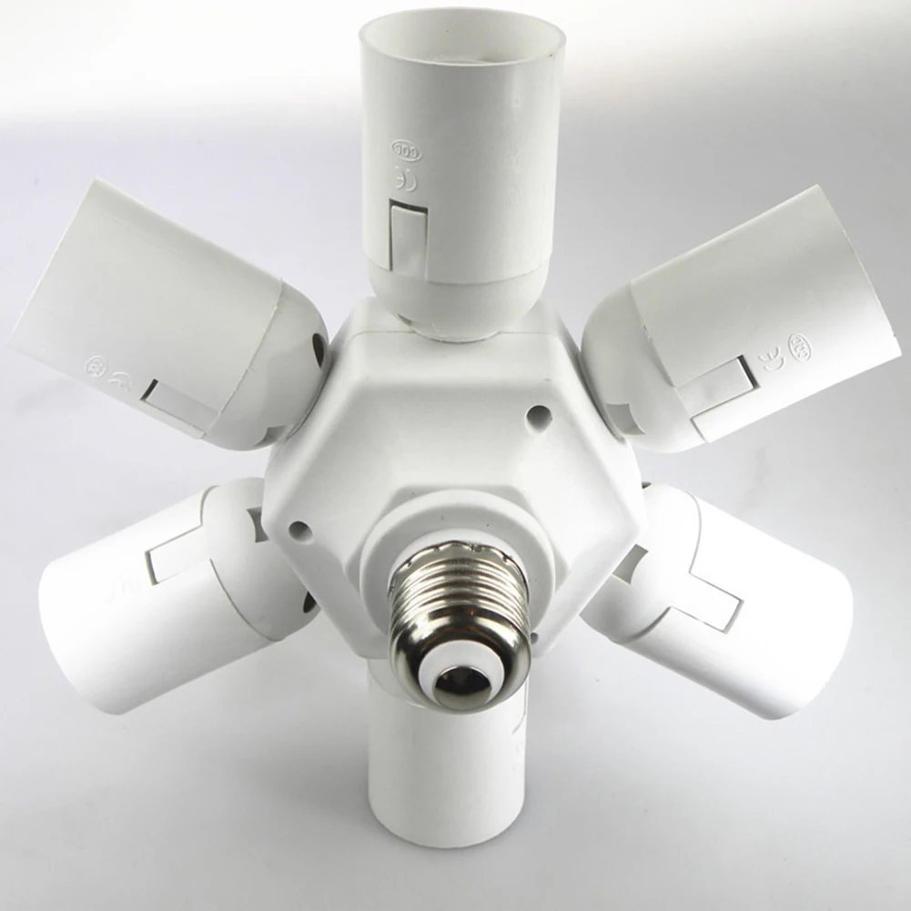 E27 Base Socket Splitter Adapter Standard Base Bulbs Socket Holder E27 to Bulb LED Bulb Lamp Holder