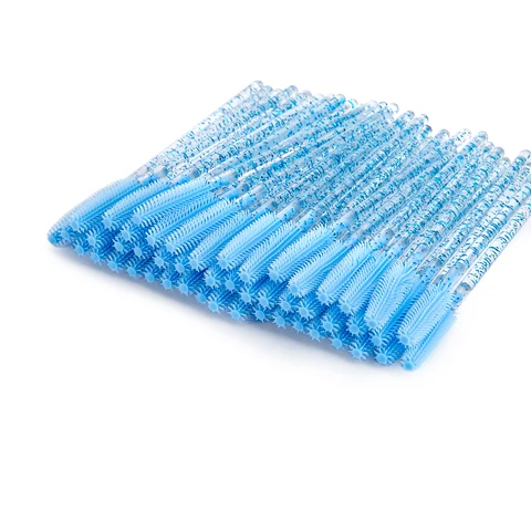 Silicone Gel Eyelash Brush Comb  Eye Lashes Mascara Applicator Wands Makeup Professional Makeup Beauty Tool For Women