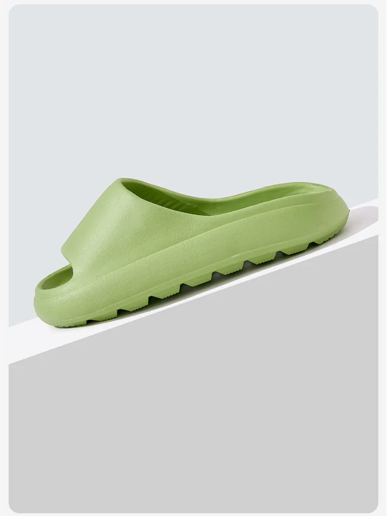 Eva Perforated Shower Slippers Non-slip Summer Slides For Unisex_voghion.com