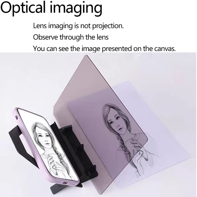 Drawing Projection Copying Drawing Board Learning Drawing Tools Table Sketching Optical Drawing Board Universal Mobile Phone 3