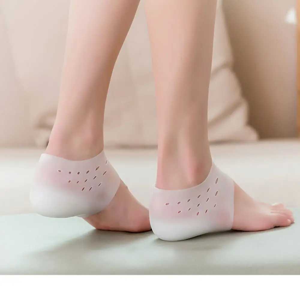 New Silicone Invisible Height Socks 2.0-4.0cm Invisible Inner Height Insoles Heel Cushion Hidden Insole Foot Protection Pad