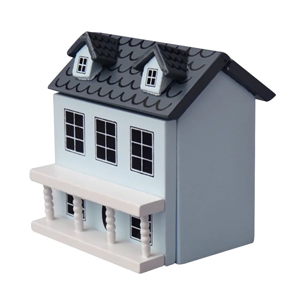 

Villa Small House Table Top Decor Dollhouses Micro Landscape Christmas Set Child