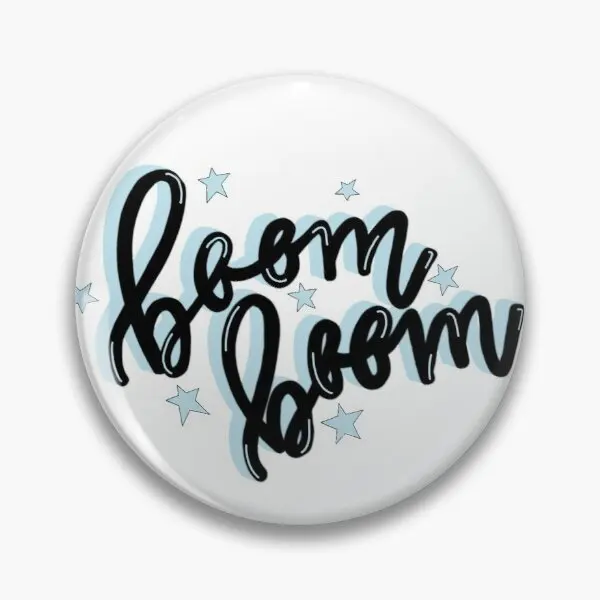 

Boom Boom Soft Button Pin Creative Lover Lapel Pin Funny Gift Metal Clothes Decor Badge Women Brooch Hat Collar Cute Fashion