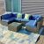 7 Pieces Patio Furniture Set, All-Weather PE Rattan Outdoor Conversation Set, Wicker Outside Sectional Sofa Couch with Table #2