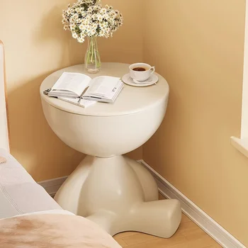 Mini Circular Bedside Table 1