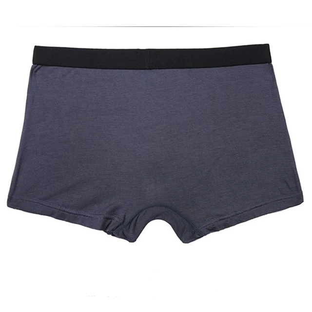 6pcs/Set Black Boxer Underwear Men Bamboo Breathable Men's Panties Shorts Sexy Man Underpants Male Elastic Mens Boxers For Men 3