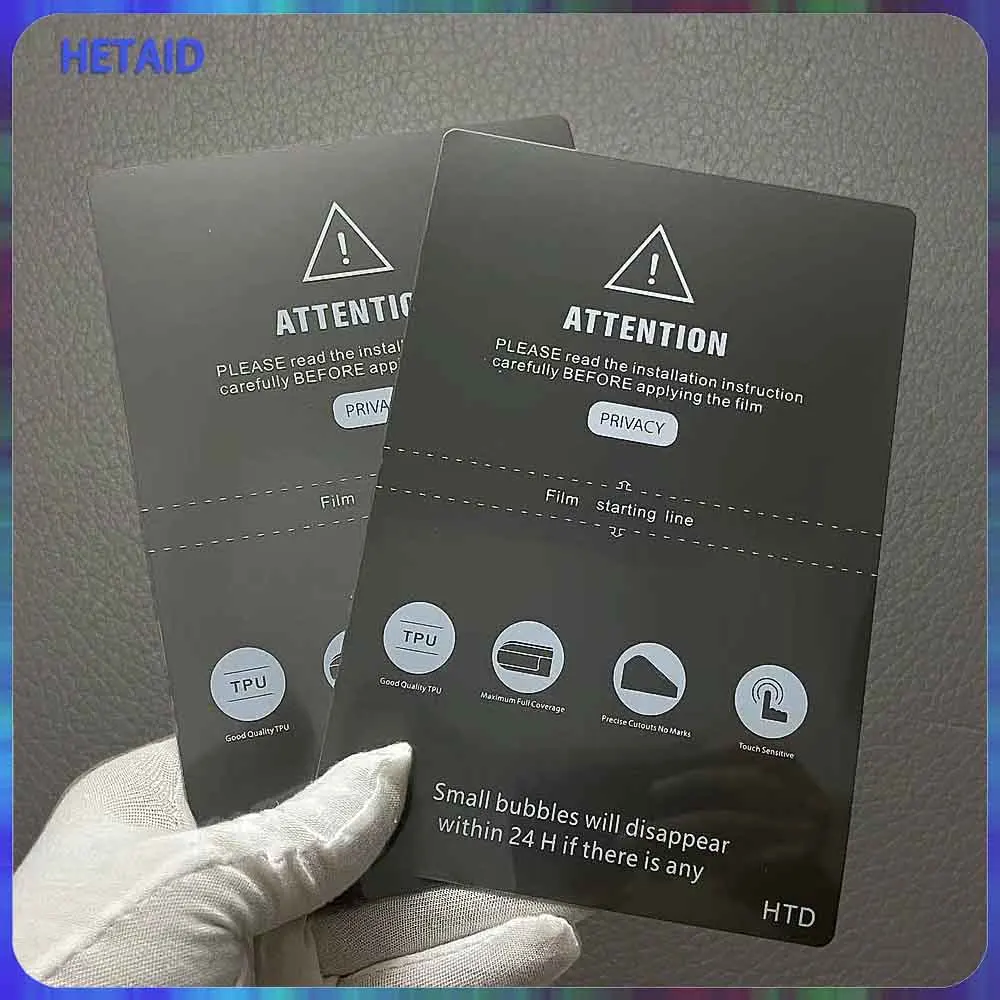 Mobile Phone Matte Privacy Hydrogel Movies TPU Flexible for Film Cutting Machine Screen Protector HD Explosion-proof Sheet