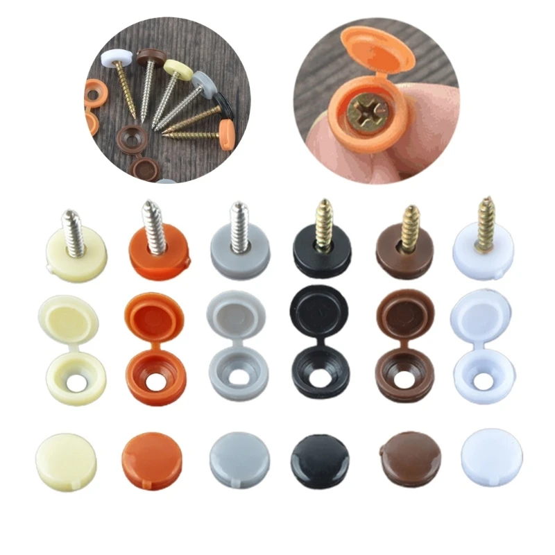 

Foldable Protective Cap Screw Decorative Cover Cap for Wardrobe Cabinet