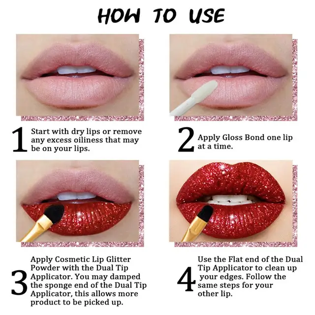 Moulin Rouge Glitter Lip Kit