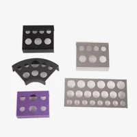 7/8/21Holes Tattoo Ink Cup Holder Stand Tattoo Tool Pigment Black Container Makeup Accessories for Body Art Supplies 1