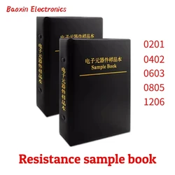 170Values 4250PCS 8500PCS SMD Resistor 1% 0R~10M 0201 0402 0603 0805 1206 Sample Book Resistors Assortment Kit Resistors
