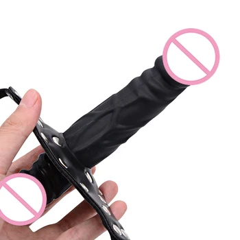 Blowjob Deep Throat Double Penetration Dildo Sex Toys for Mouth Gag Penis Mouth Ball Butt Plug Lesbian SM Bondage Adult Sex Shop 3