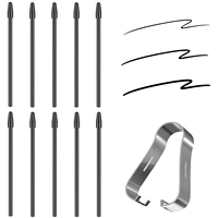 10Pcs Marker Pen Tips Nibs For Remarkable 2 Stylus Pen Replacement Soft Nibs/Tips Black with Removal Tool-Pointed Tip 1