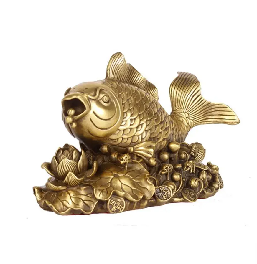 

Pure copper fish ornaments copper annual fish ornaments carp household ornaments gifts housewarming gifts crafts