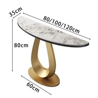 Table De Console créative De luxe moderne Design Table minimaliste rangement Unique Console De Entrada De Casa meubles De salon 2