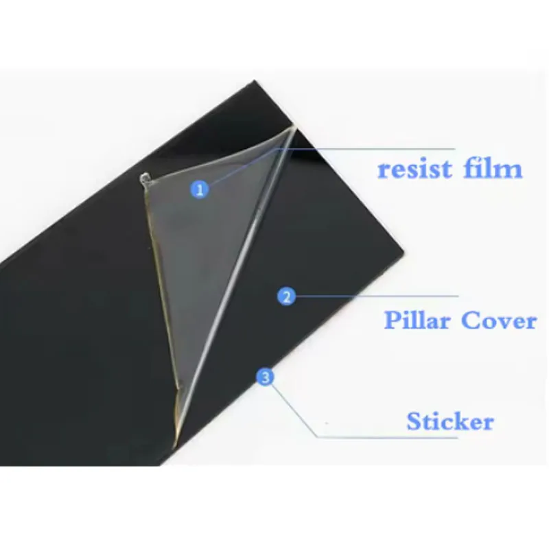 Glossy Black Window Door Column B C Pillar Post Cover Trim