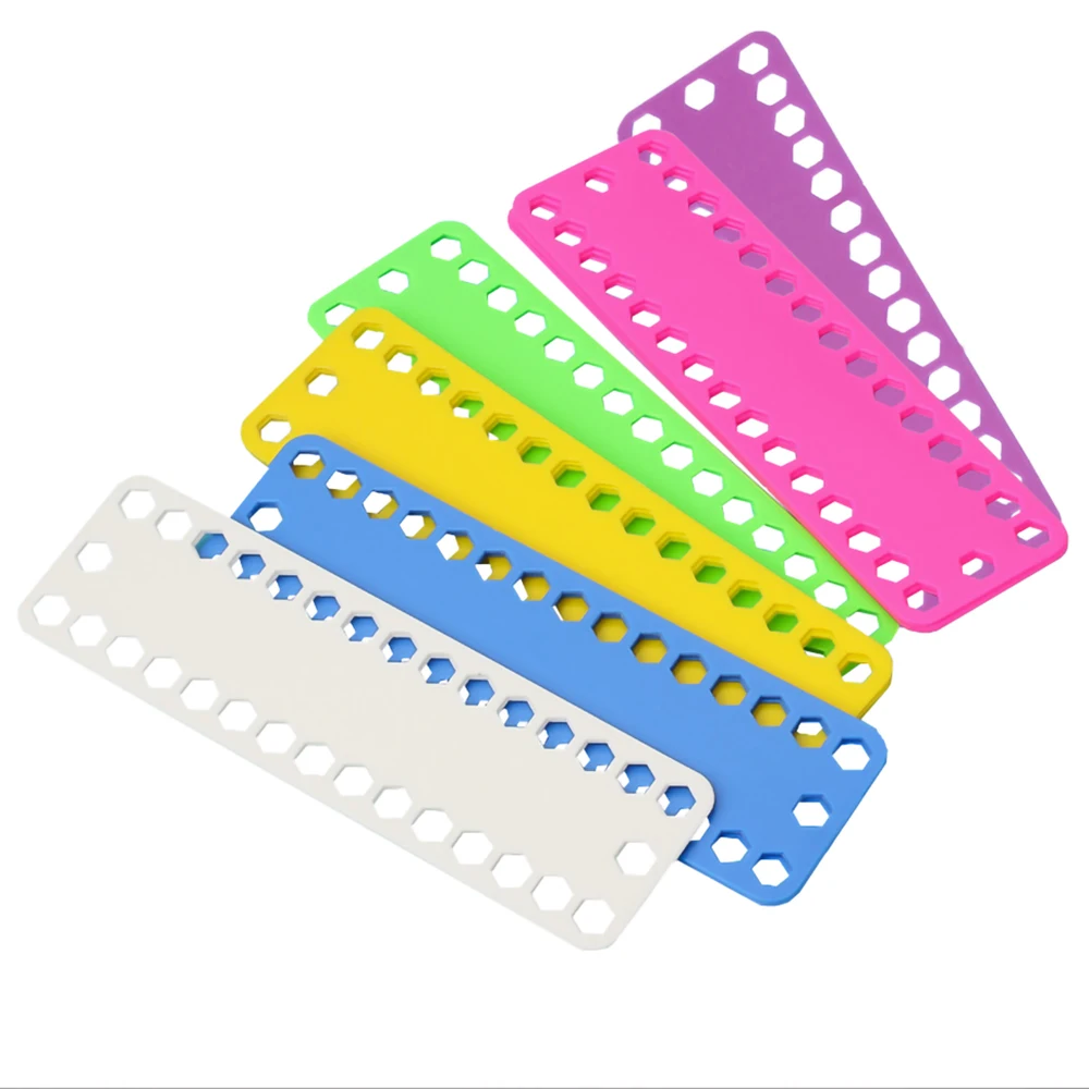 36 Hexagonal Holes Thread Coiling Plate Solid Color Plastic Winding Board Tools Sewing DIY Cross Stitch Embroidery Accessories