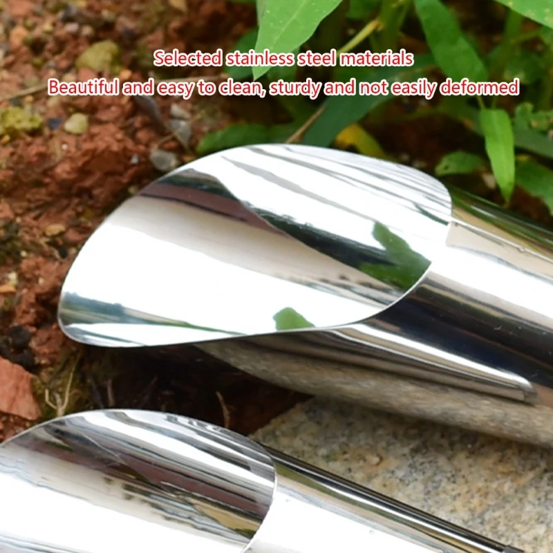 Bonsais Soil Scoops Stainless Steel Garden Hand Soil Scooper Professional Garden 2