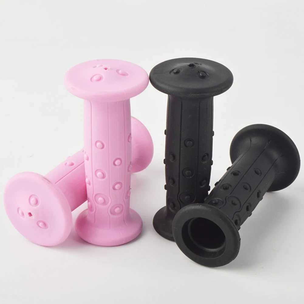 Bike Handlebar Grips 1 Pair Rubber Children Bike Soft Handlebars Grip Rubber Handle Cove For 19mm Handlebar 3.6inch Child Bike Handlebars Grips