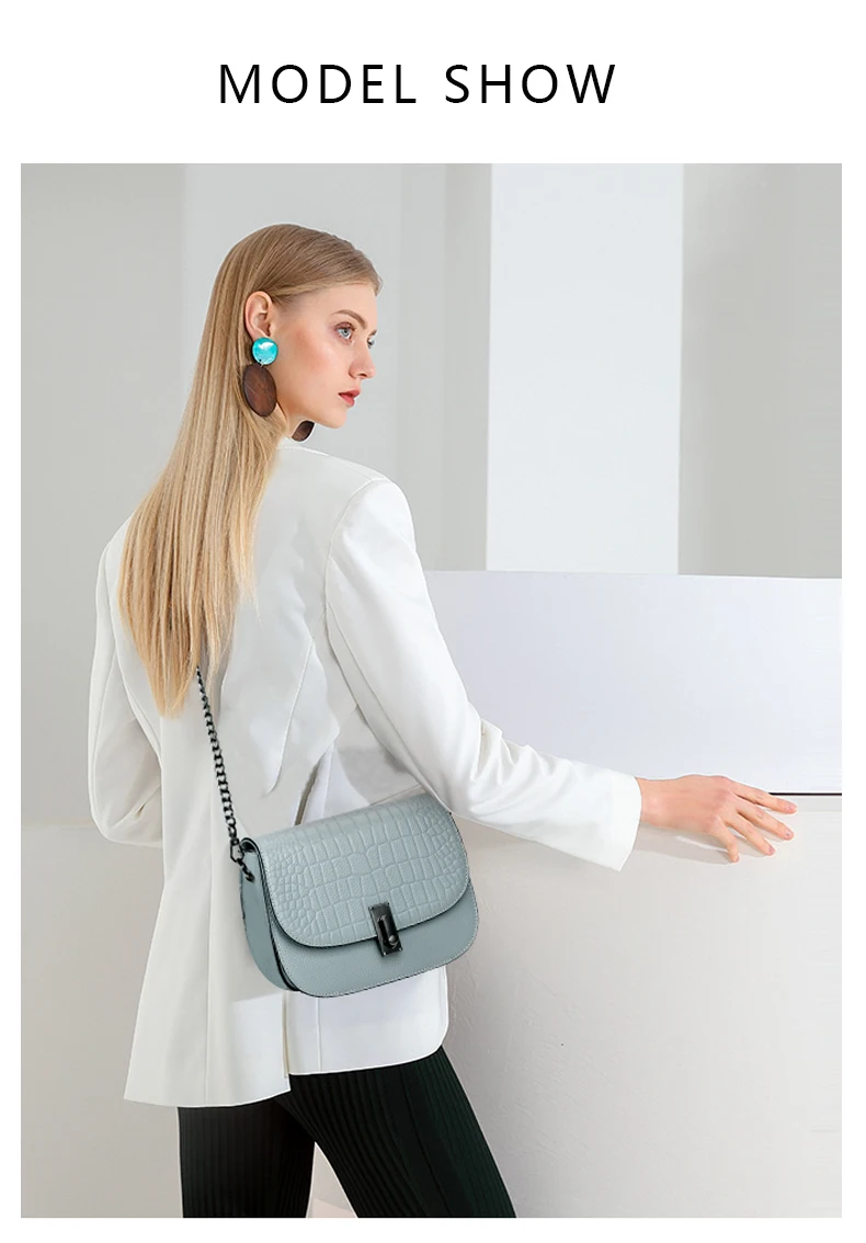 Aidrani Wide Strap Small Bag 2026 Neue modische Schultertasche mit Kette, Sommer-Achsel-Crossbody-Tasche, vielseitiges, stilvolles Design – Detail 1