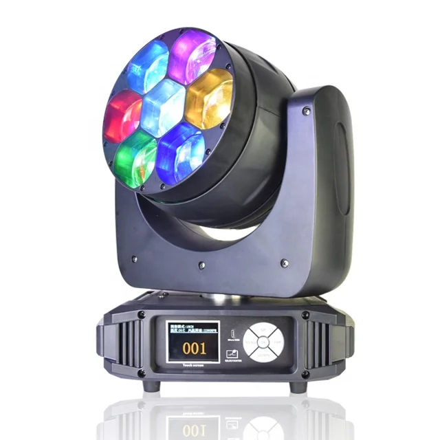 

Свадебный сценический Dj DMX Bee Eye светодиодный 7x40 Вт Rgbw вращающийся зум Вращающаяся головка