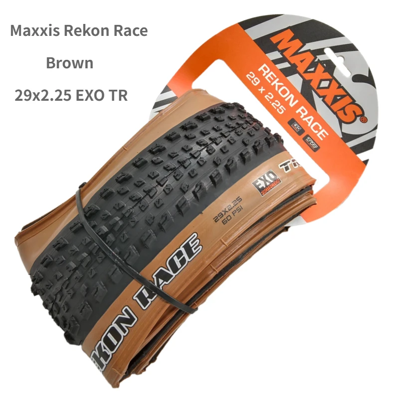 Maxxis Rekon Race Pneumatico MTB 29x2.25 | 60 TPI, EXO/TR, Filo, Semi-Slick Per XC E Trail Asciutti