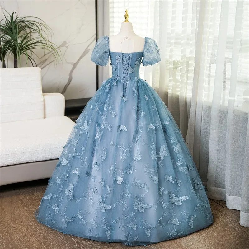 Party dress quinceanera dresses Sonhar Vestidos 15 Quinceanera Dresses Ball Gown Sweet Puff Sleeve Party Dress Elegant Sweetheart Prom Gown New