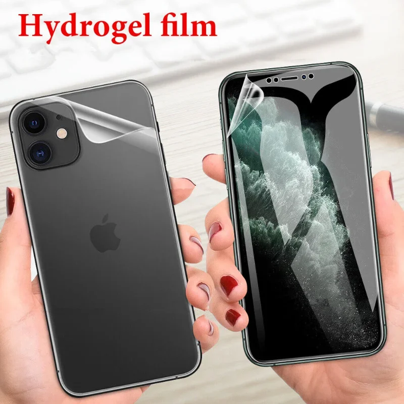 Full Cover Hd New Style Hydrogel Film Per Iphone 14 Pro Max Screen Protector Per Iphone 13 12 11 Xr Xs 7 14 Pro 14 Plus Se Film
