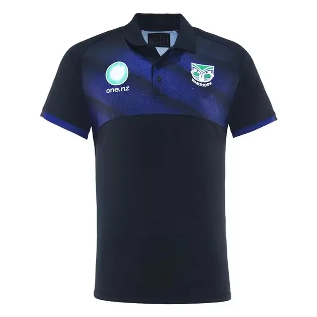 NEW ZEALAND WARRIORS MEN'S HOME RUGBY JERSEY Size:S-5XL ( Print name and number )