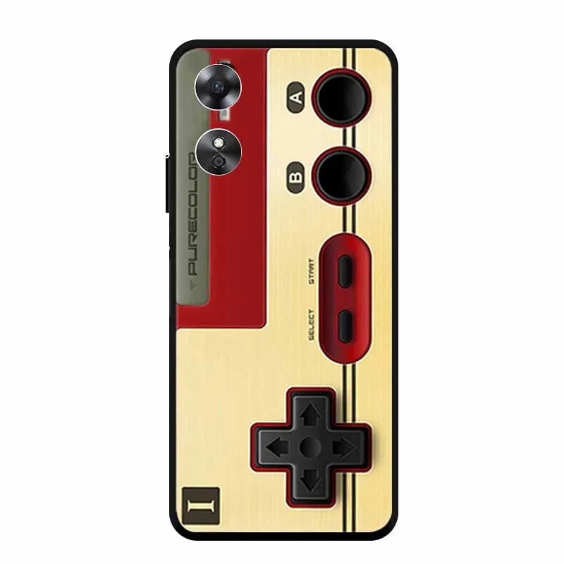 Cool Animal Design Black Edge Silicone Soft Phone Cover Case