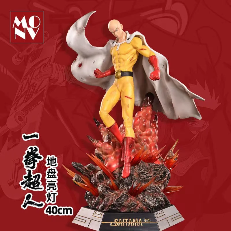 One Punch Man: VIkec 5.9”Saitama Action Figure Collectible Model PVC Anime  Figure Toys Gift, Multicolo