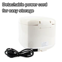 Multicuiseur 2L cuiseur à riz électrique 110V/220V antiadhésif soupe ragoût Pot 1-3 personnes Mini Machine de cuisson repas vapeur chauffe-plats 2