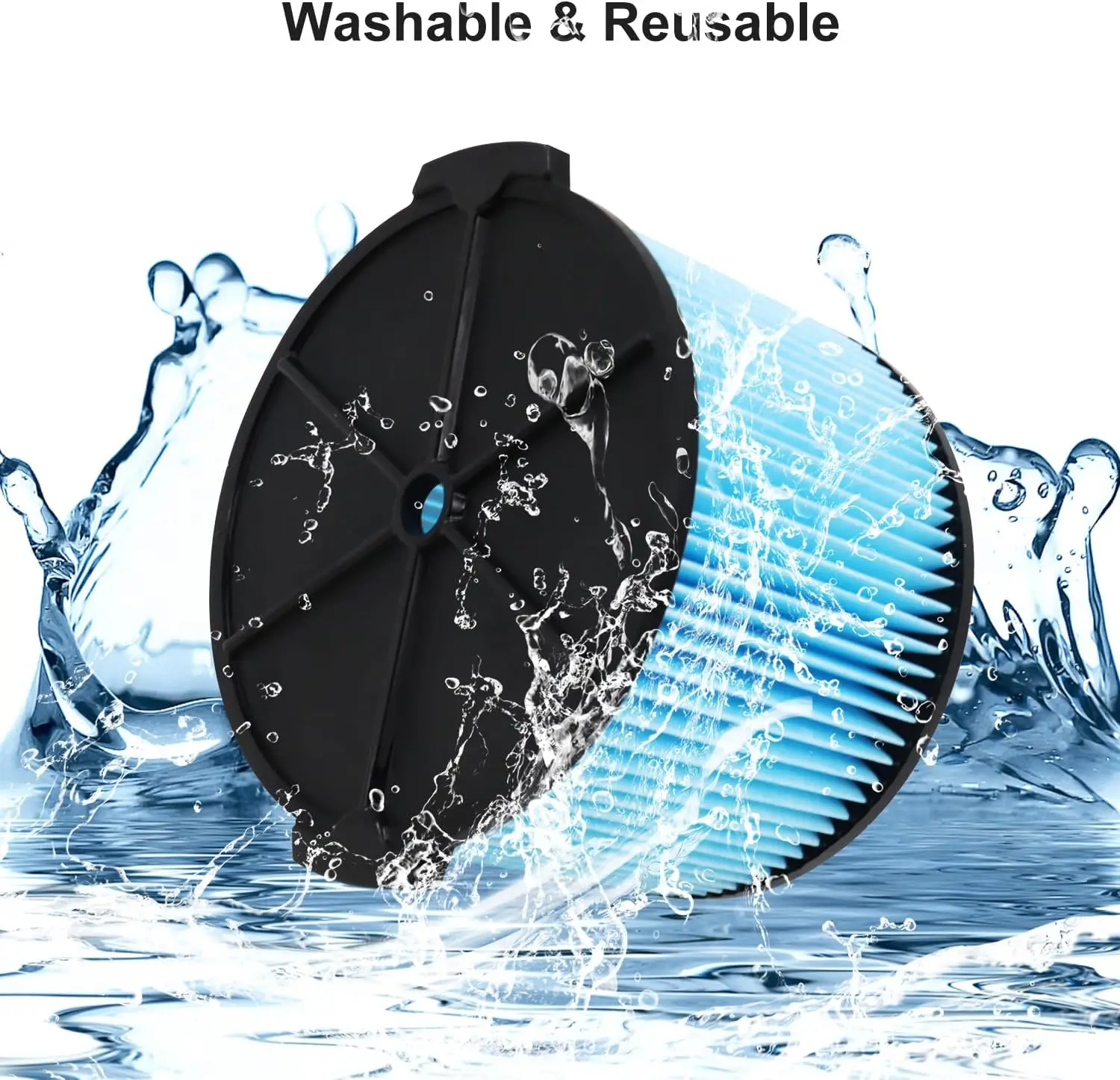 High-Efficiency Wet Dry Vacuum Replacement Filter