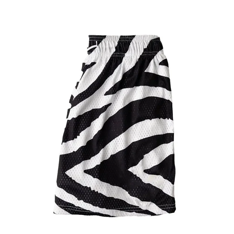 New American Style Casual Sports Shorts Outdoor Men's Trendy Fitness Running Training Digital Print Shorts Skateboard Sport Pant