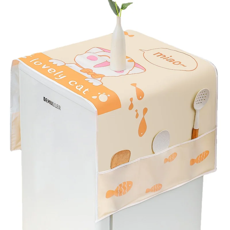 Multifunctional Refrigerator Cover, Waterproof and Dustproof Microwave Oven and Washing Machine Dust Cover dust cover