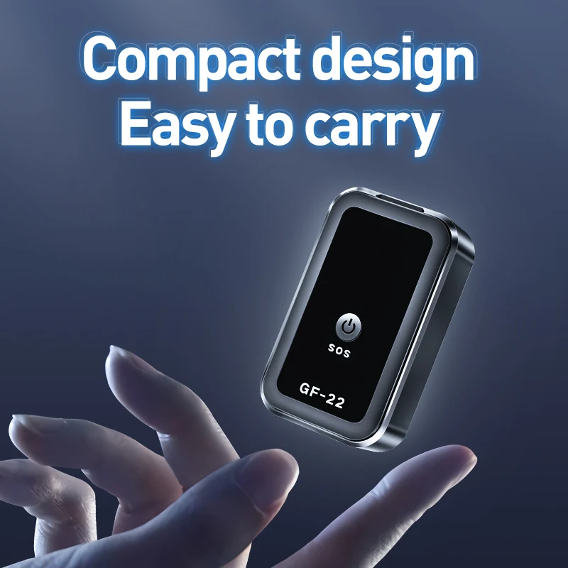 GF-22 Car Tracker Mini Car GPS Locator Anti-Lost Recording Tracking Device With Voice Control Phone Wifi + LBS + AGP Position