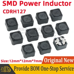 10pcs Shielded Power Inductors Set - Various Inductance Values, 12x12x7mm (33uH 330)