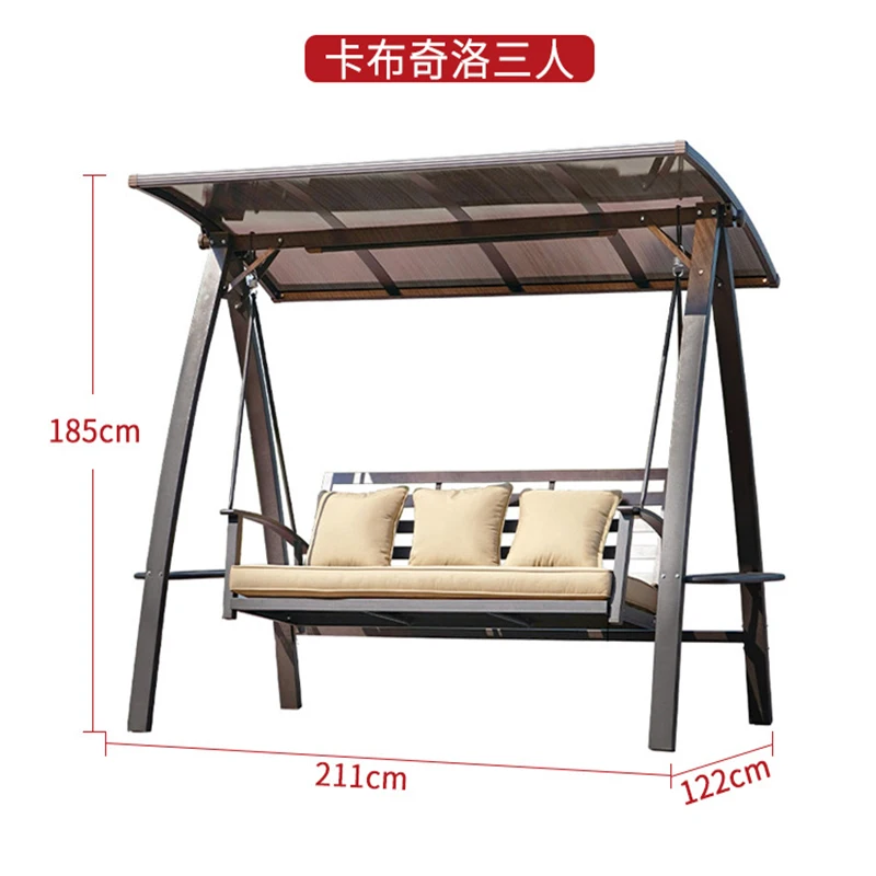 Outdoor courtyard swing hanging chair outdoor home double rocking chair balcony leisure cradle hammock