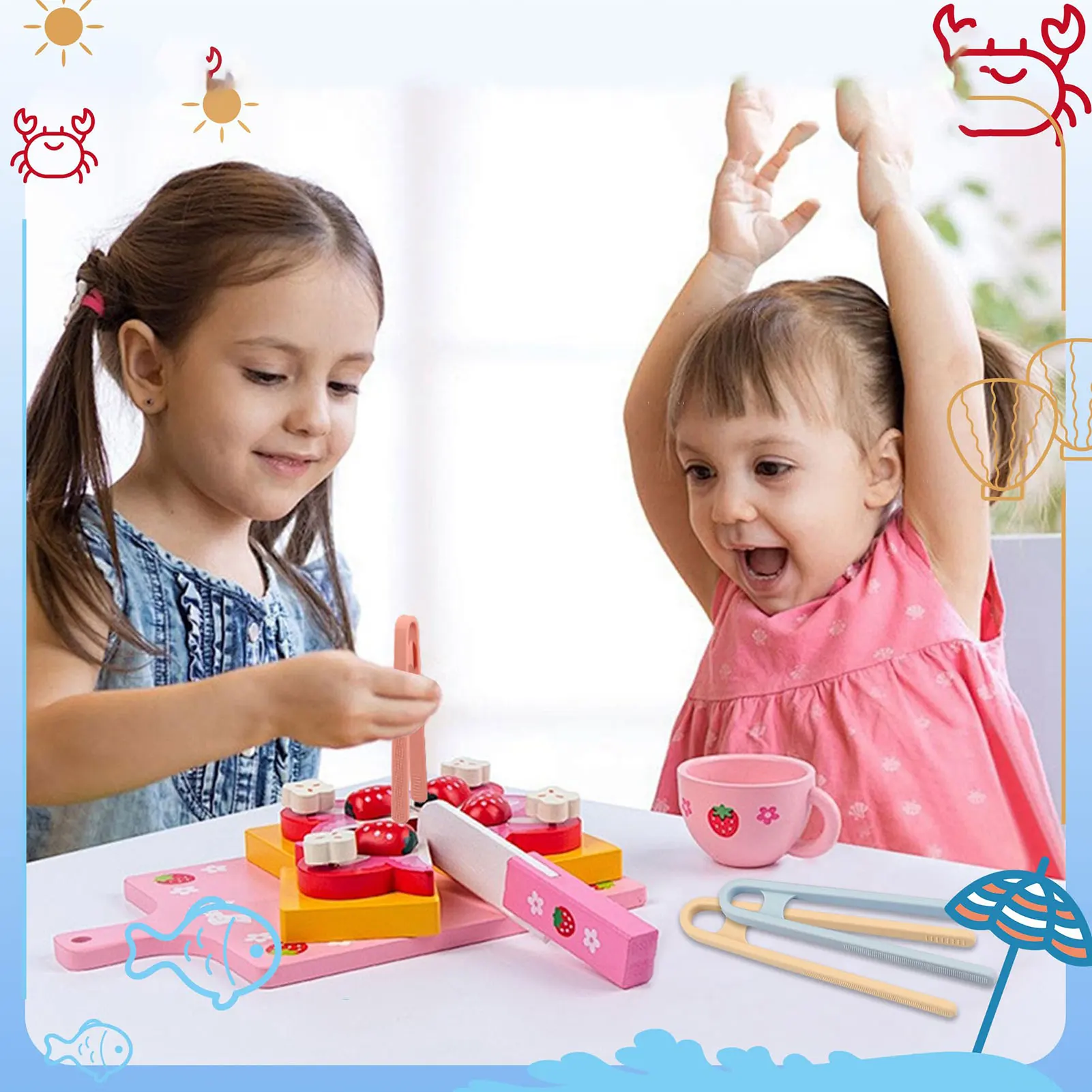 Non-Slip Silicone Food Tongs Meat Salad Bread Serving Clip Barbecue Grill Buffet Clamp Cooking Tools Kitchen Accessories