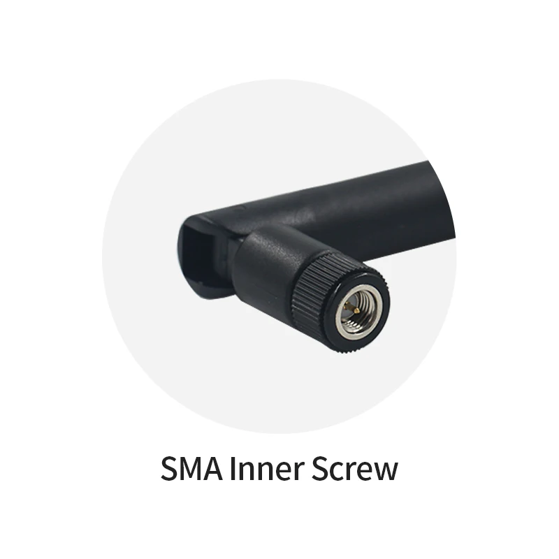 433MHz 3dBi 50 ohm Wifi Antenna Flexible TX433-JKD-20 Rubber Antenna SMA-J Interface TPEE Wide Angle Pure Copper APs