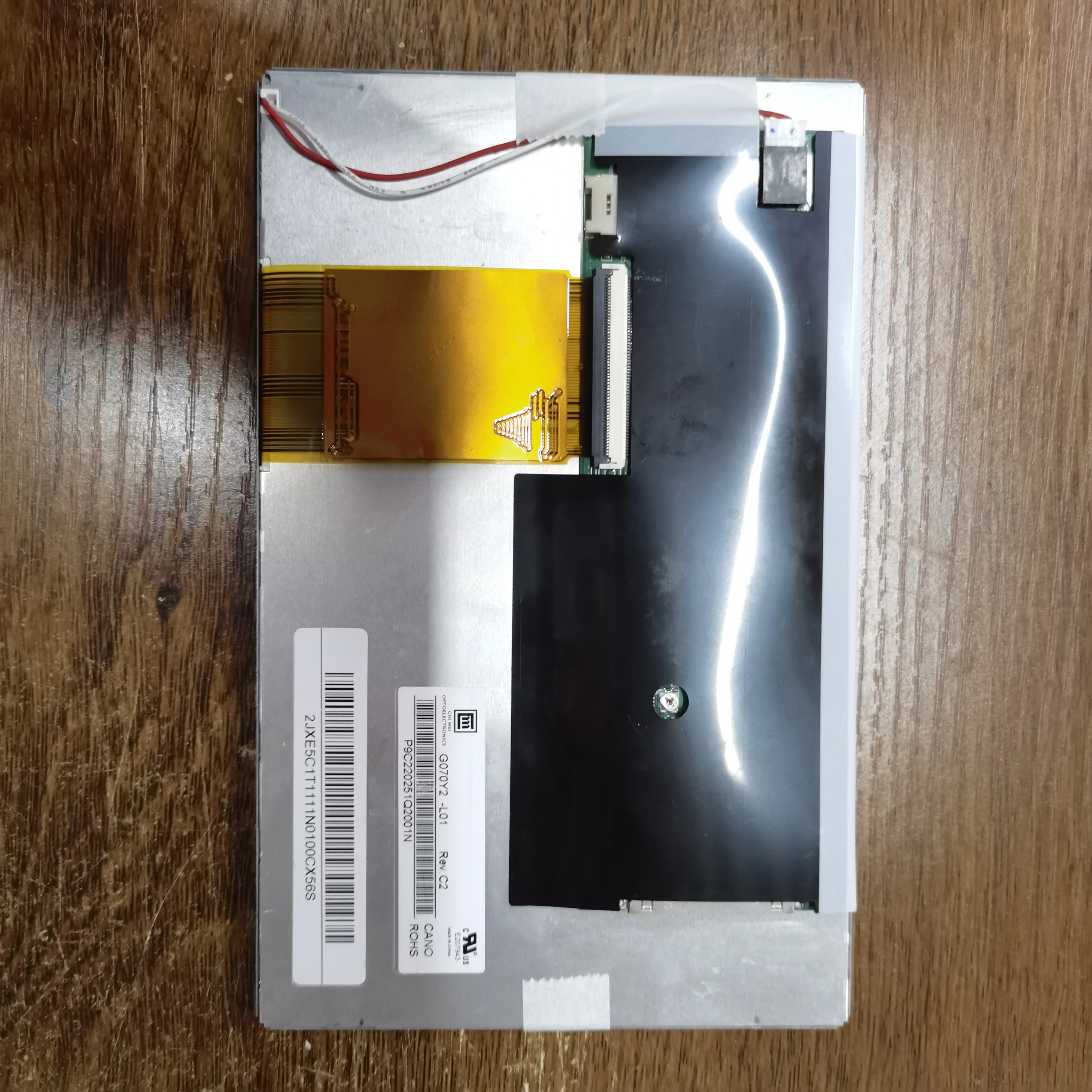 Original Lcd Screen Display Peças de Reparo 7in G070y2 L01 - Imagem 3