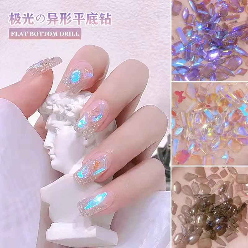 

100 шт., разнообразные 3D драгоценные камни
