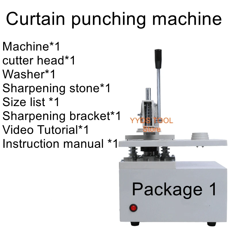 Electric curtain hole puncher high power punching machine curtain punching machine