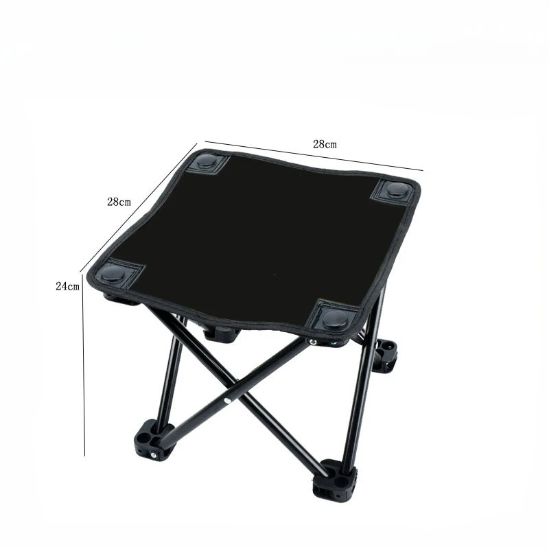 Portable Camping Stool Gardening Stool Folding Portable Small Stool Outdoor Camping Barbecue Walking Hiking Fishing Durable Lightweight Compact Travel Furniture