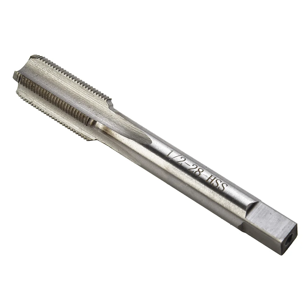 Description Picture 6 of item2 Pcs/Set Titanium Nitride Coated Tap & Die 1/2-28 Tap 1/2x28 Die TPI Kit UNEF HSS Right Hand Thread Tool Professional Hand Tool