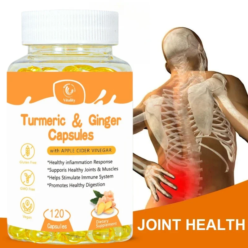

Капсулы Vitality, куркума, имбирь, черный перец, стимулируют здоровье сердца, пищеварение, предотвращают воспаления, облегчают боль в суставах